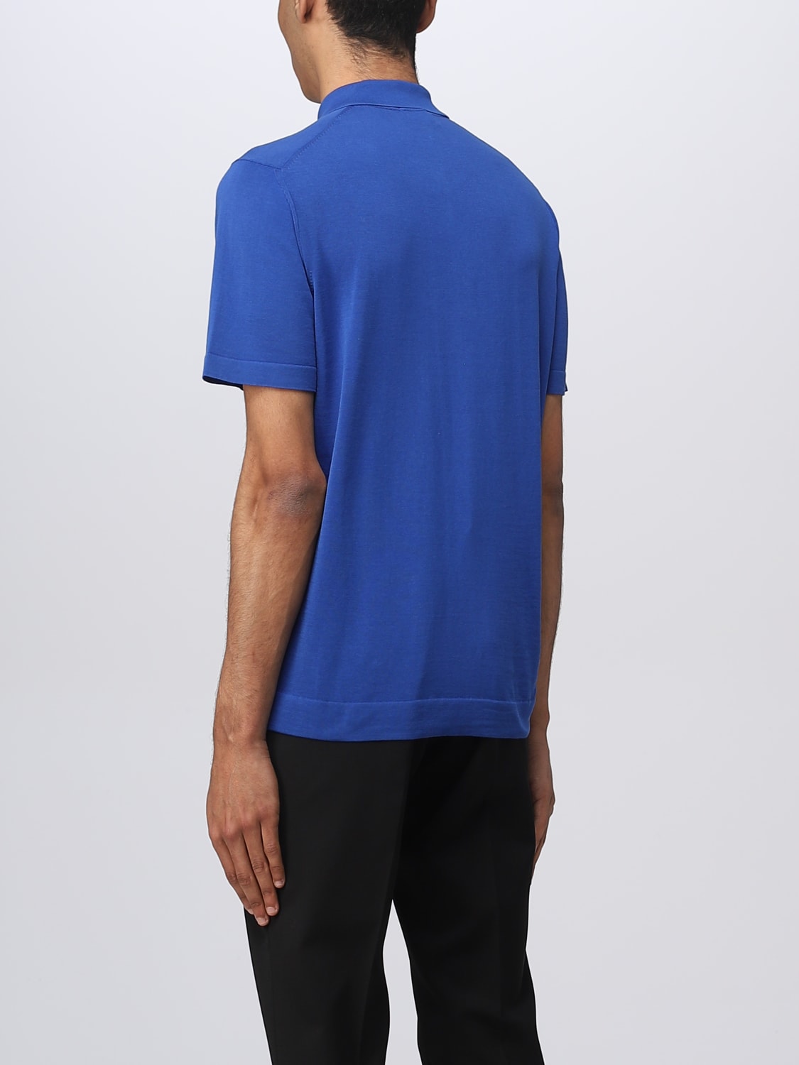 DRUMOHR POLO: Polo hombre Drumohr, Royal Blue - Img 2