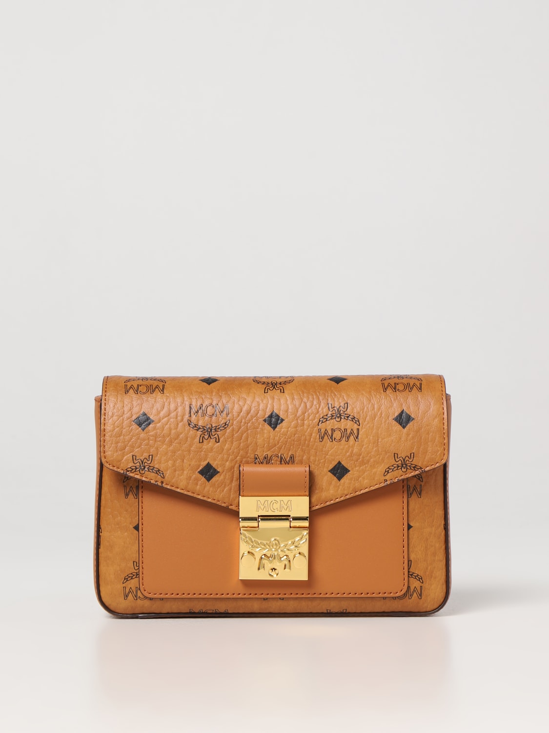 MCM MINI BAG: Shoulder bag woman Mcm, Copper Red - Img 1