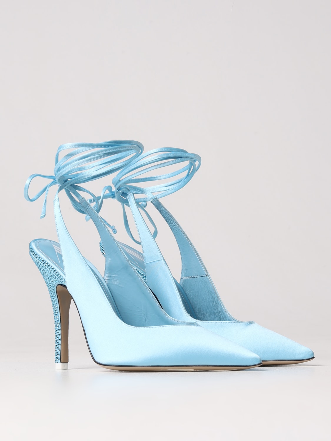 スニーカー THE ATTICO Women Sneakers 231WS032TV07 THE ATTICO DONNA Blac The Attico Outlet: Pump Venus in satin - Blue | The Attico