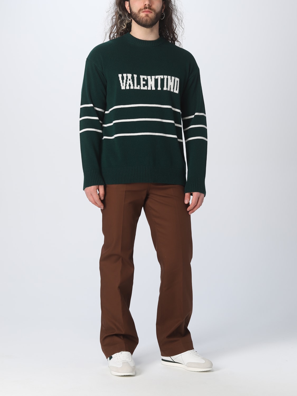 VALENTINO SWEATER: Sweater men Valentino, Green - Img 2