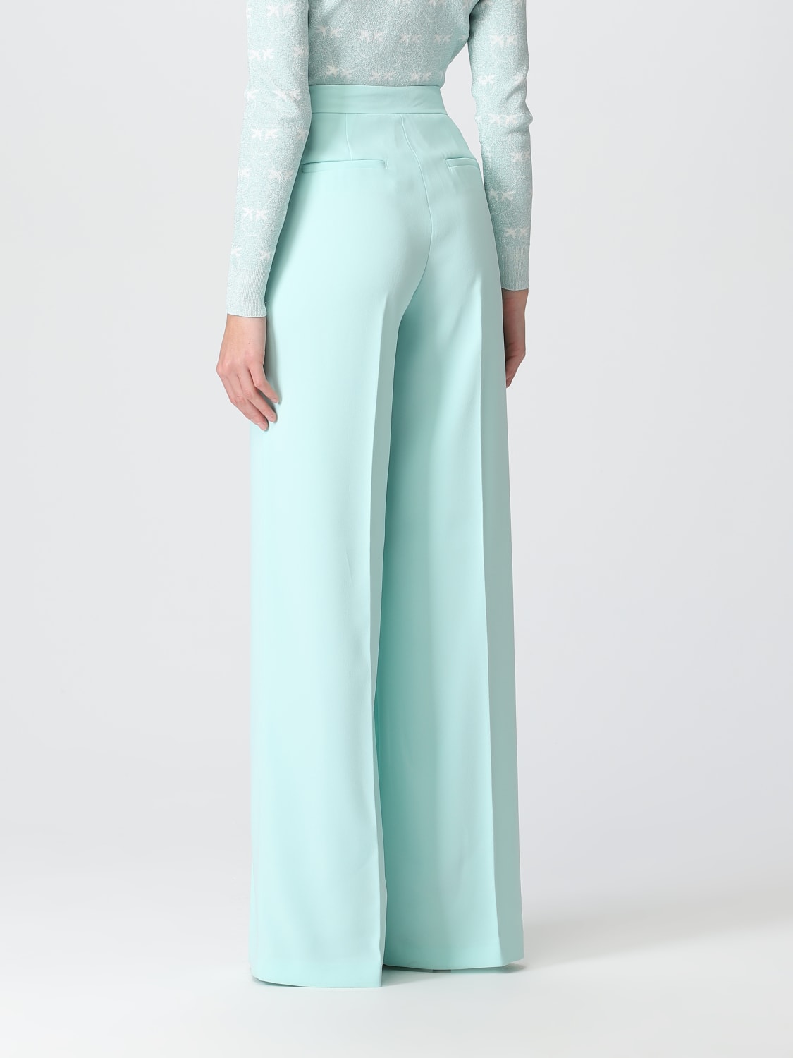 PINKO PANTS: Pants woman Pinko, Blue - Img 2