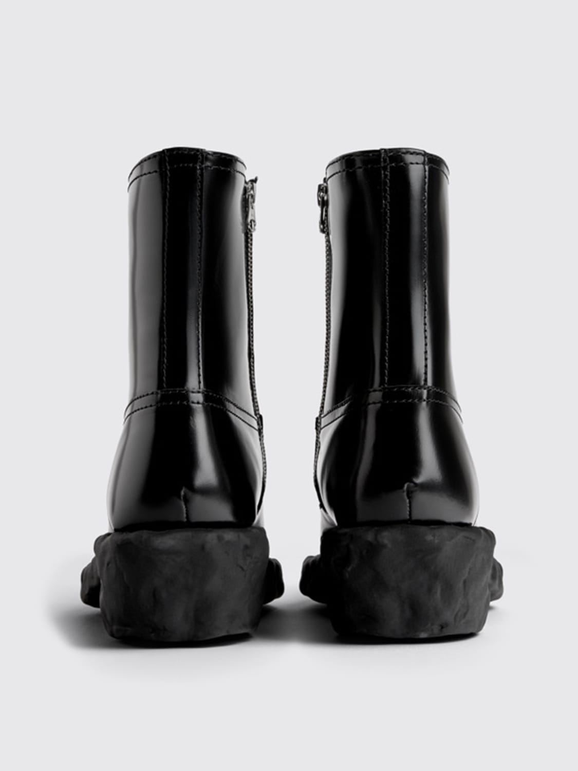 CamperLab Eki レースアップ レザーブーツ | ブラウン | FARFETCH JP