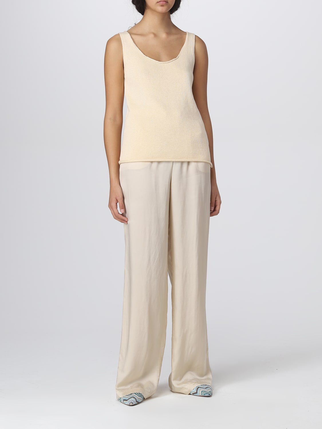 ASPESI T-SHIRT: Top damen Aspesi, Natural - Img 2