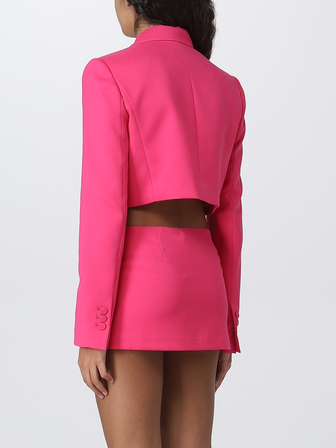 THE ANDAMANE JACKET: Blazer woman Andamane, Fuchsia - Img 3