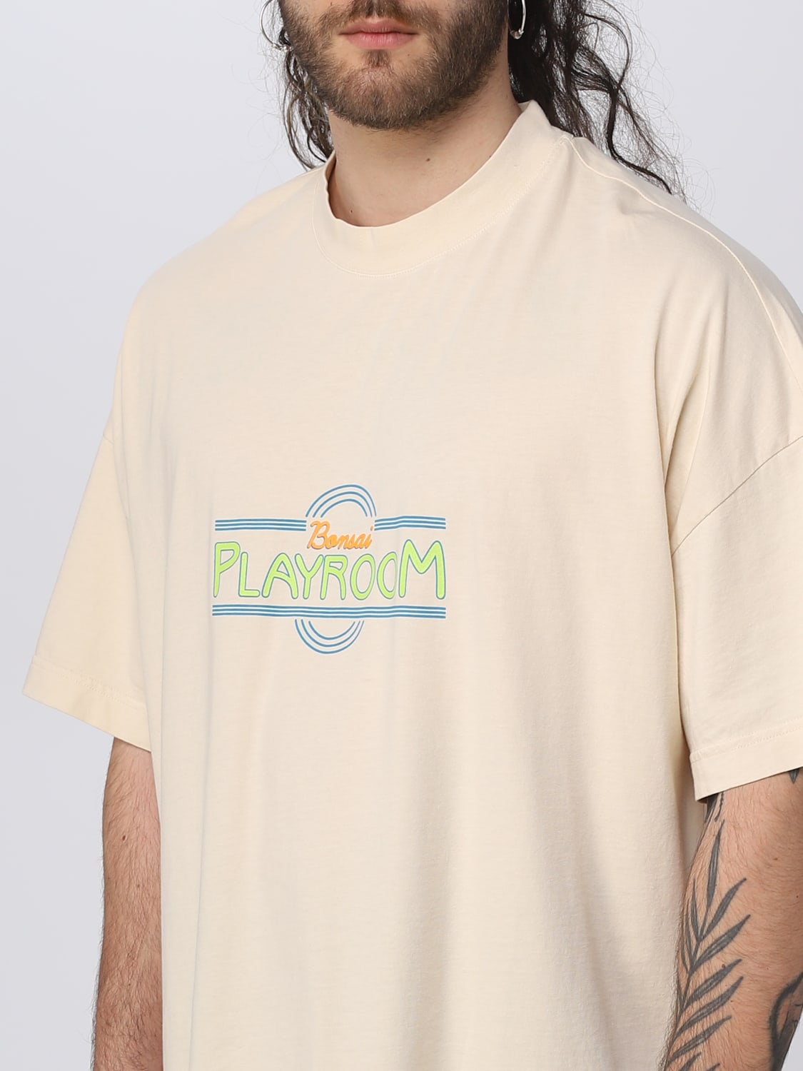 BONSAI T-SHIRT: T-shirt men Bonsai, Ivory - Img 3