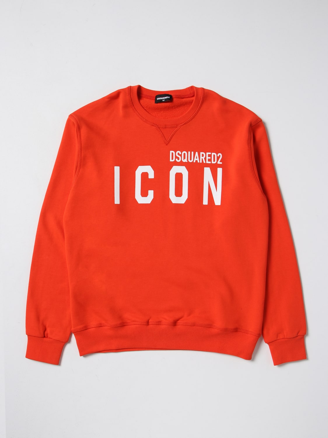 Dsquared2 Outlet Sweater kids Junior Orange Dsquared2 sweater DQ1358D003G online at GIGLIO.COM