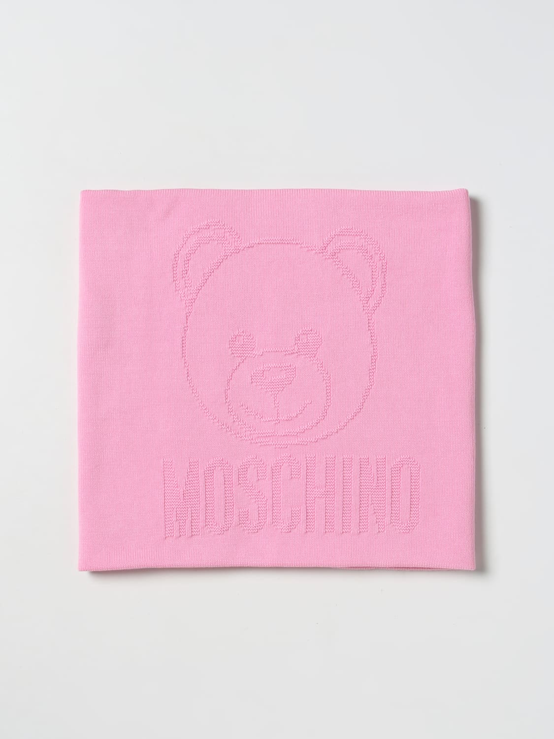 MOSCHINO ブランケット: ブランケット ボーイ Moschino Baby, ピンク - Img 1