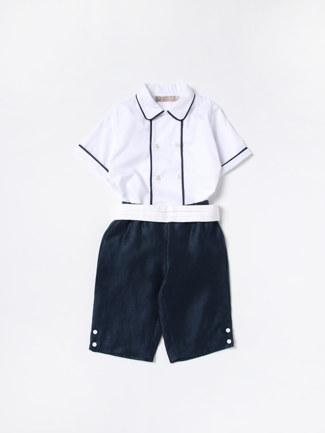 LA STUPENDERIA MONO: Monopiezas niños La Stupenderia, Azul Oscuro - Img 1