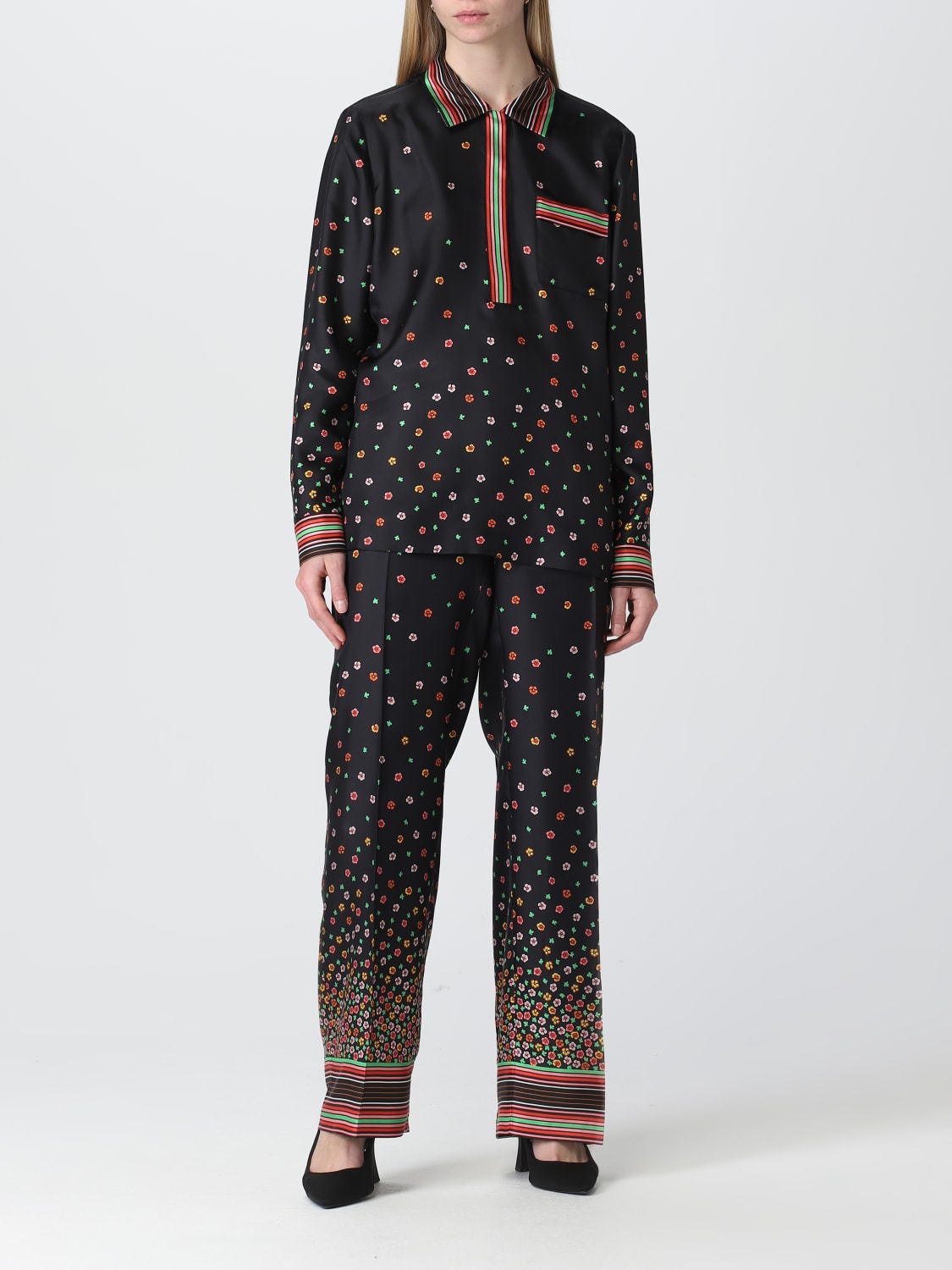 RED VALENTINO PANTS: Pants woman Red Valentino, Black - Img 2