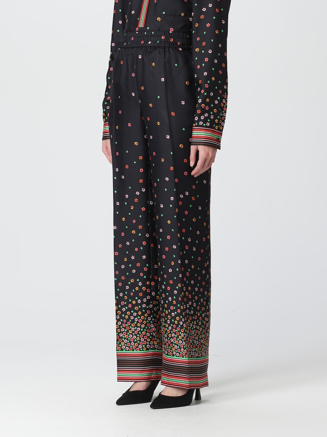 RED VALENTINO PANTS: Pants woman Red Valentino, Black - Img 4