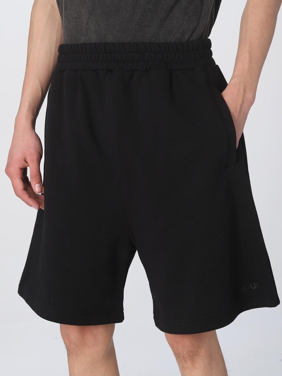 DONDUP SHORT: Dondup shorts in cotton, Black - Img 3