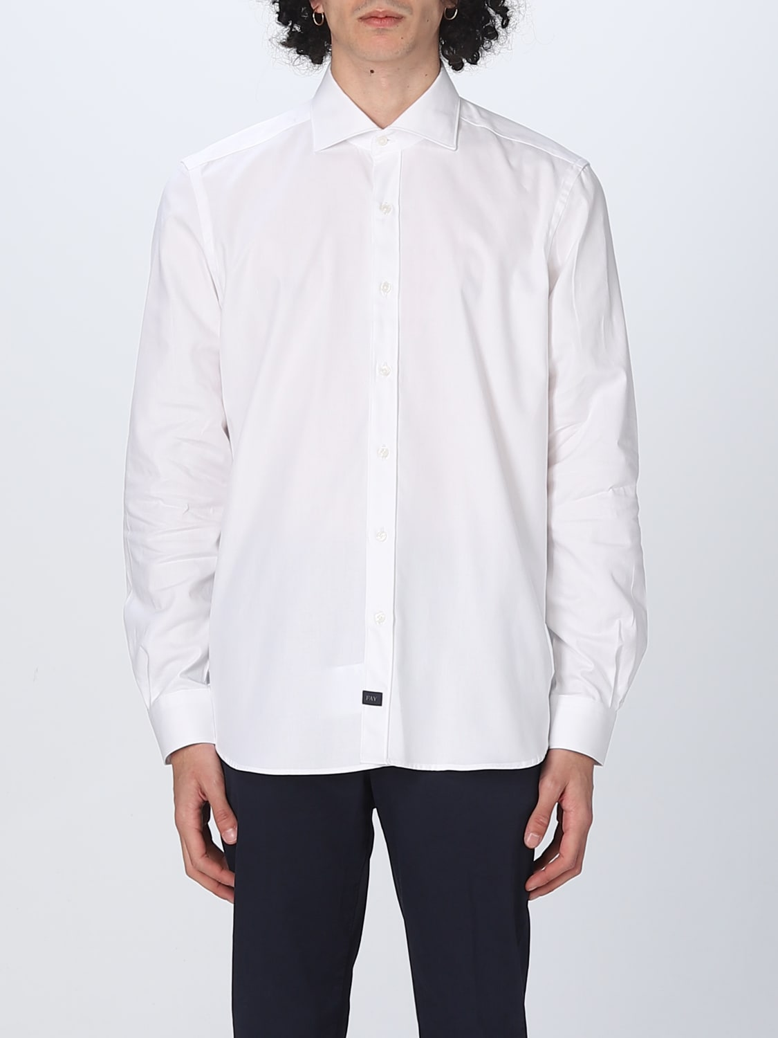 FAY SHIRT: Shirt men Fay, White - Img 1