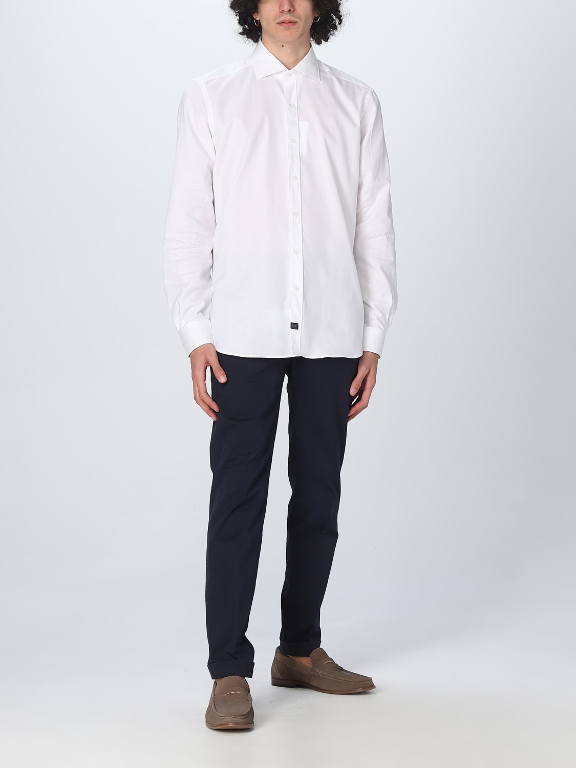FAY SHIRT: Shirt men Fay, White - Img 2