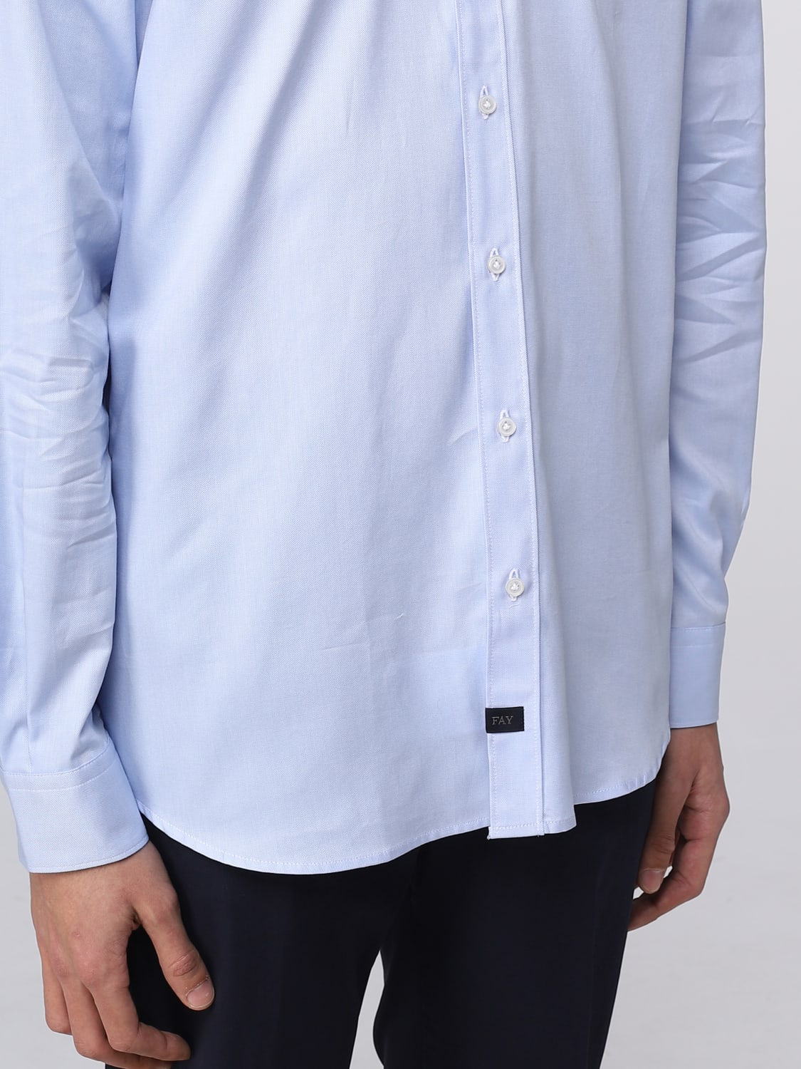 FAY SHIRT: Shirt men Fay, Blue - Img 3