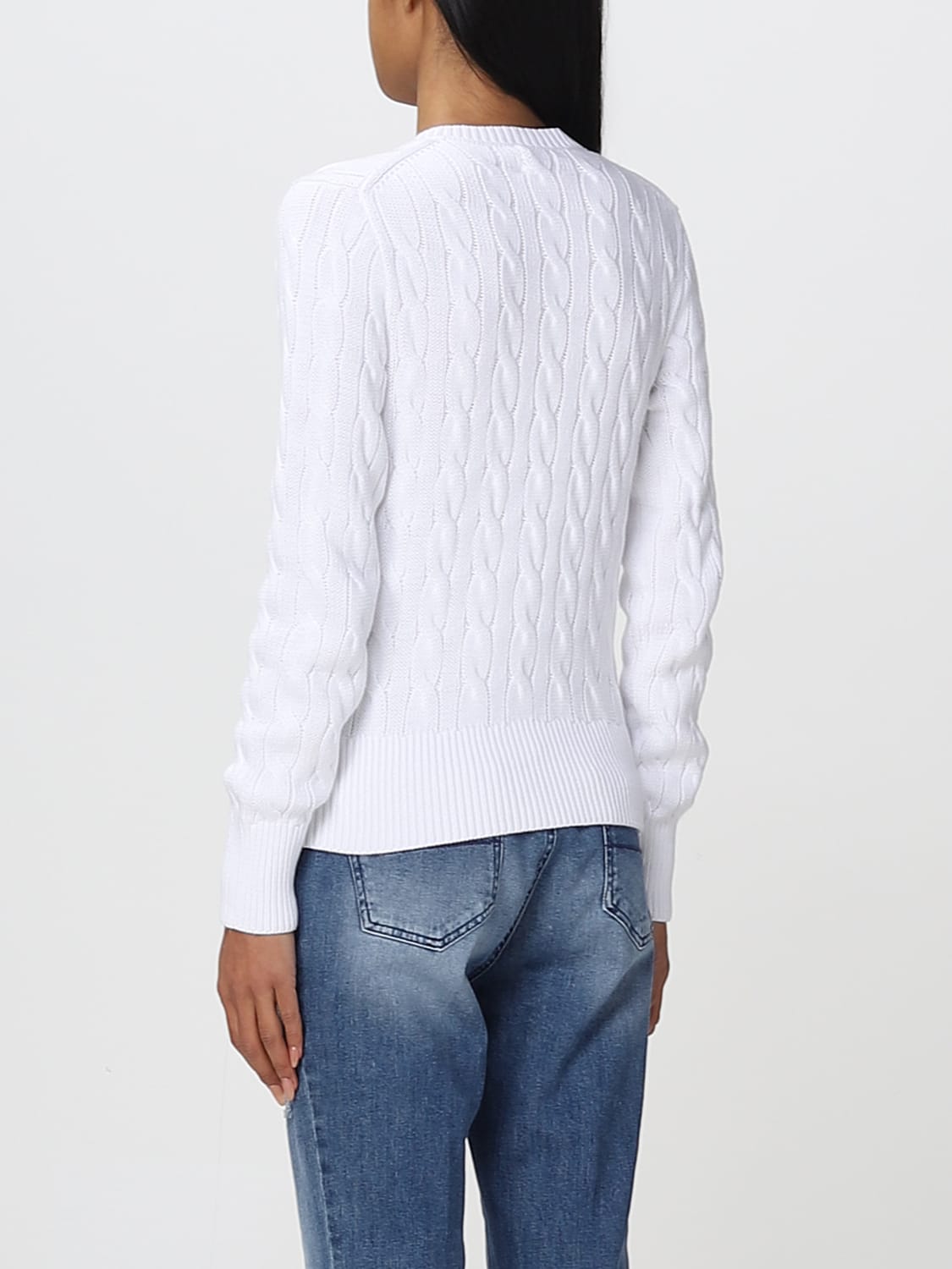 POLO RALPH LAUREN 针织开衫: 针织开衫 女士 Polo Ralph Lauren, 白色 - Img 2