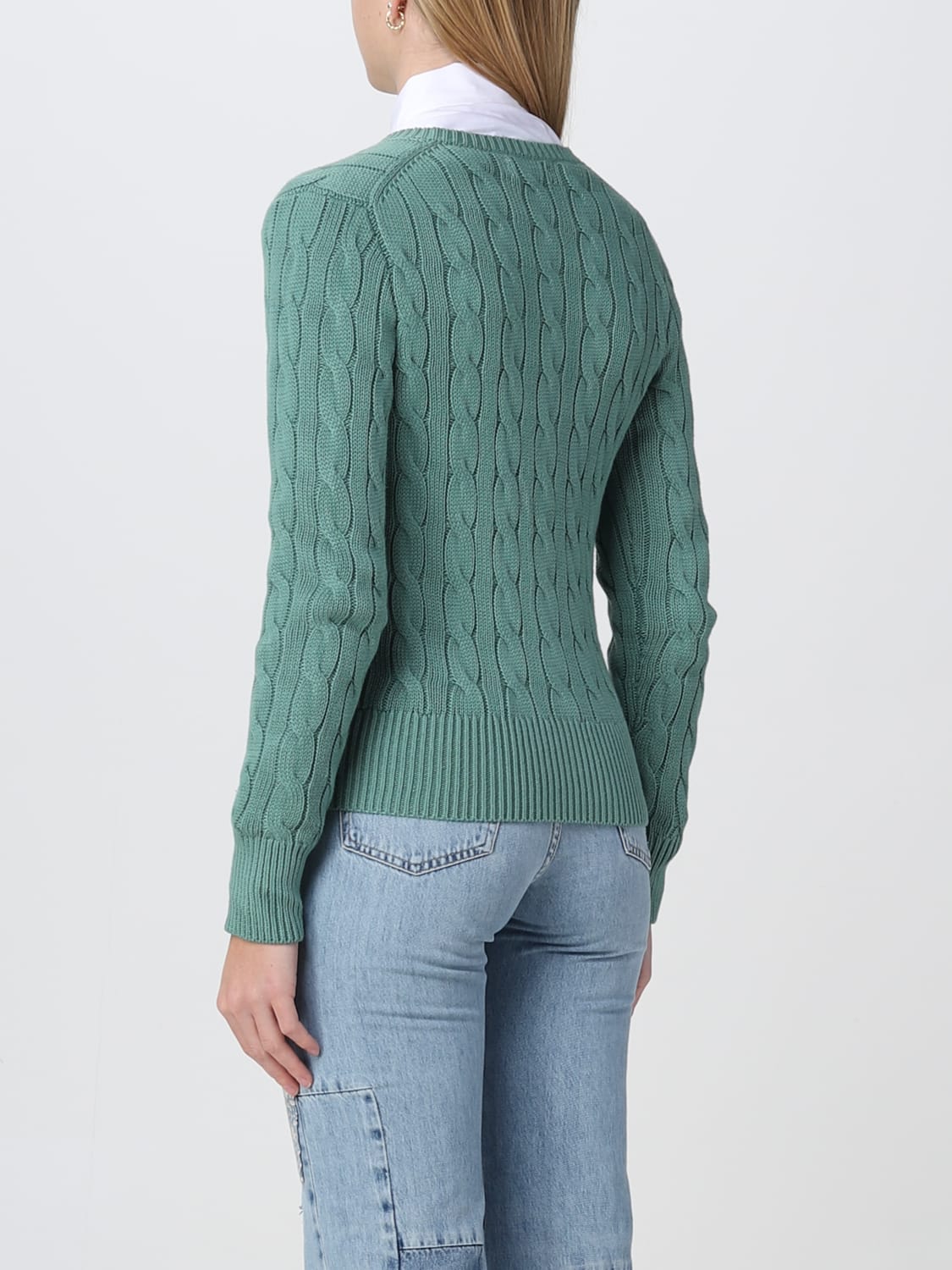 POLO RALPH LAUREN CARDIGAN: Cardigan woman Polo Ralph Lauren, Green - Img 2