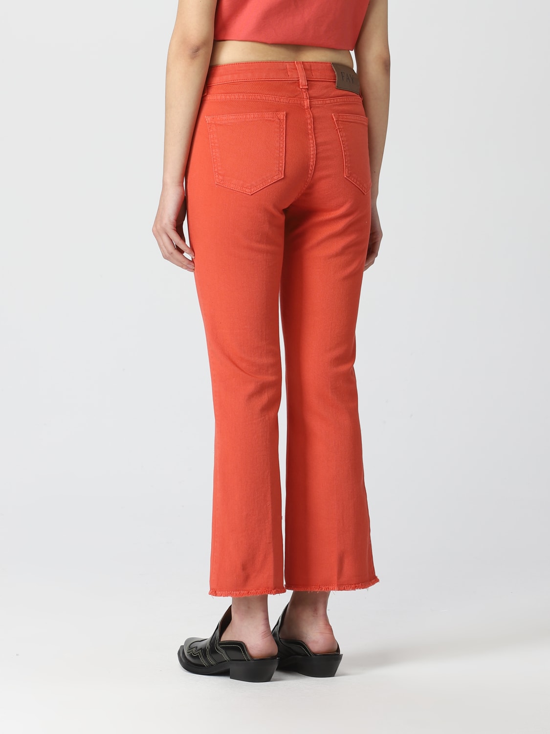 FAY PANTALONE: Pantalone donna Fay, Rosso - Img 2