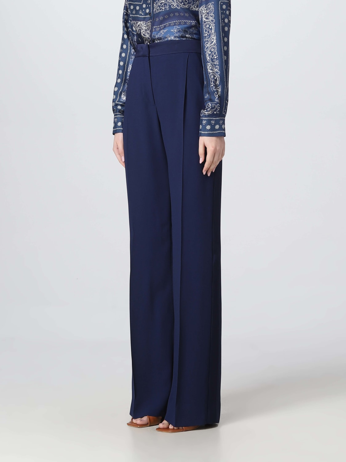 ALBERTA FERRETTI PANTS: Pants woman Alberta Ferretti, Blue - Img 4