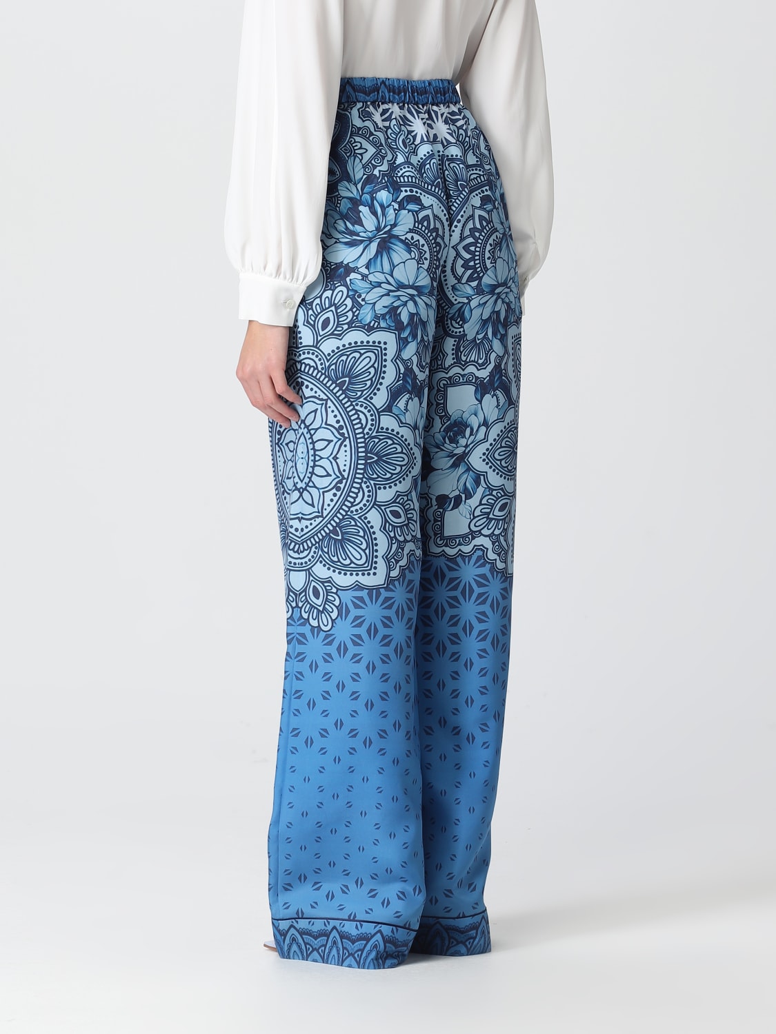 ALBERTA FERRETTI PANTS: Pants woman Alberta Ferretti, Blue - Img 3