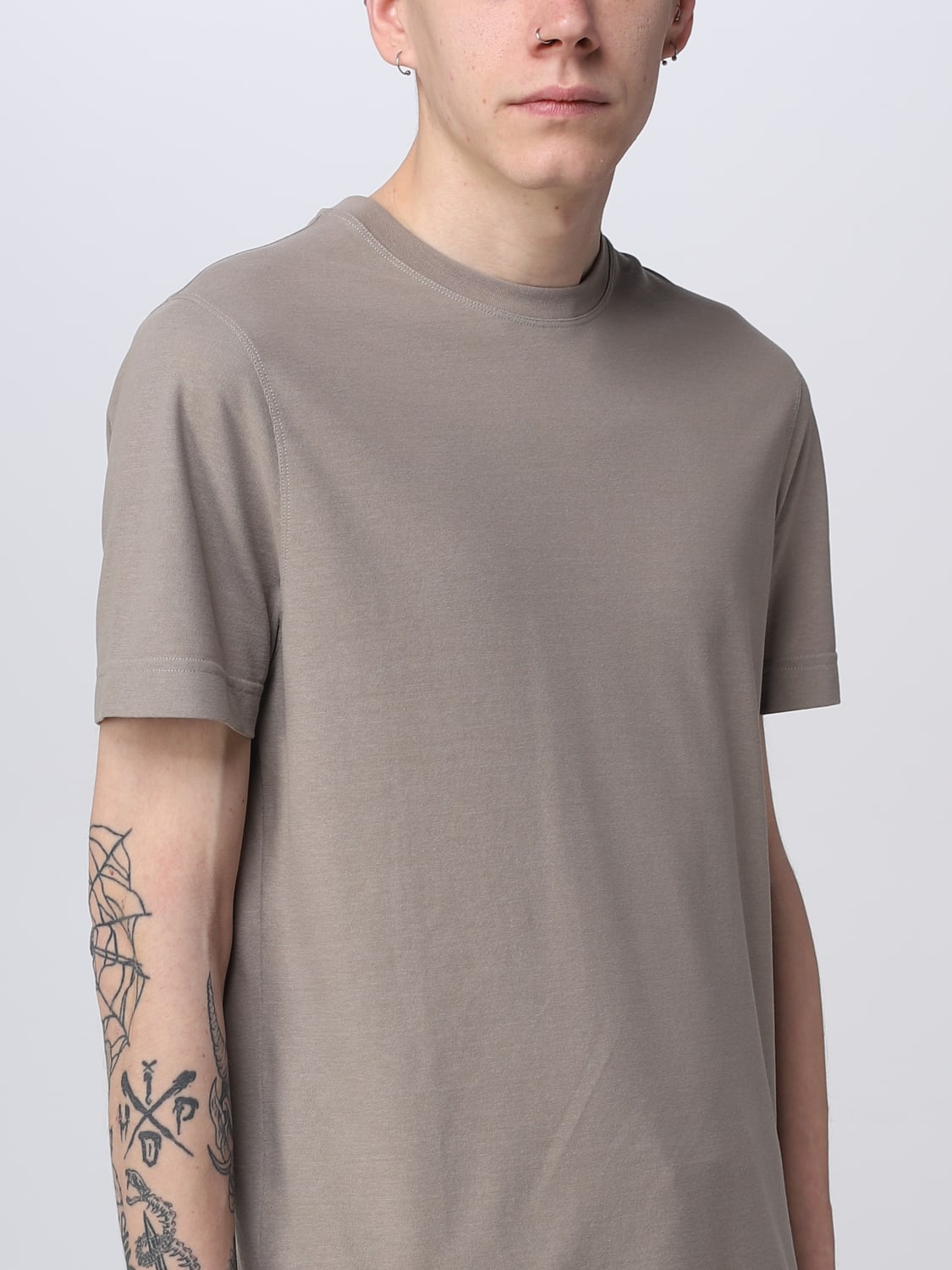 ZANONE T-SHIRT: T-shirt men Zanone, Dove Grey - Img 3