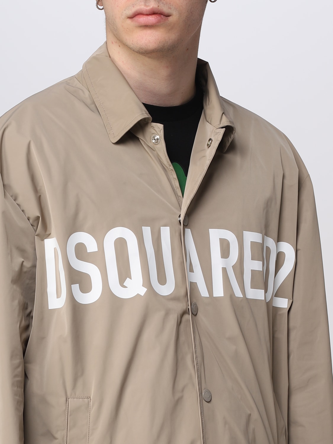 DSQUARED2 ジャケット: ジャケット メンズ Dsquared2, ベージュ - Img 5