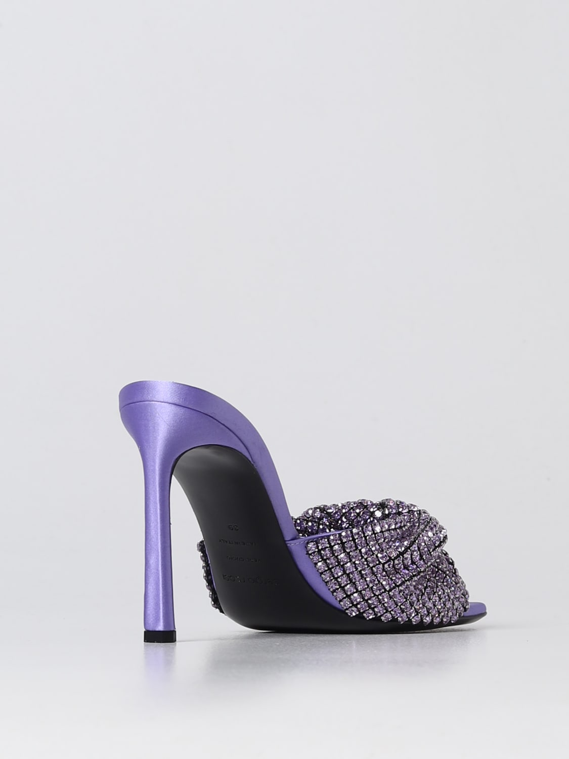 SERGIO ROSSI 高跟凉鞋: 鞋 女士 Sergio Rossi, 紫色 - Img 3