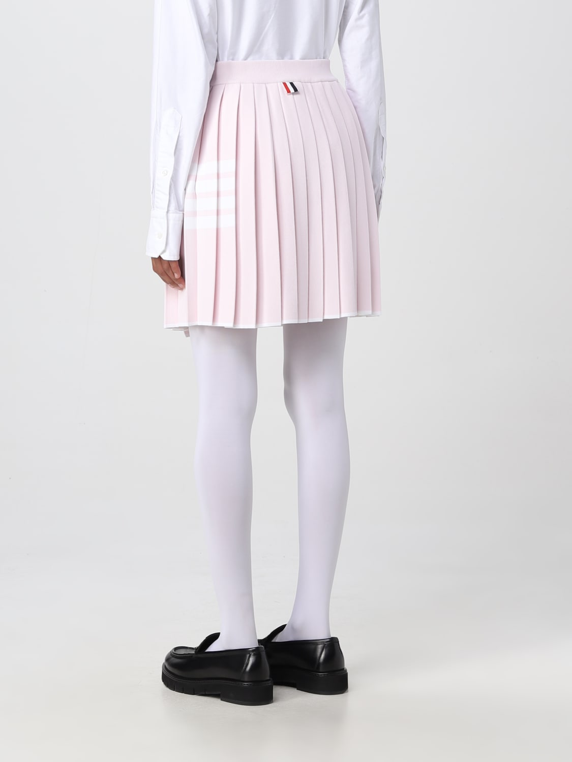 THOM BROWNE SKIRT: Thom Browne skirt in viscose blend, Pink - Img 2