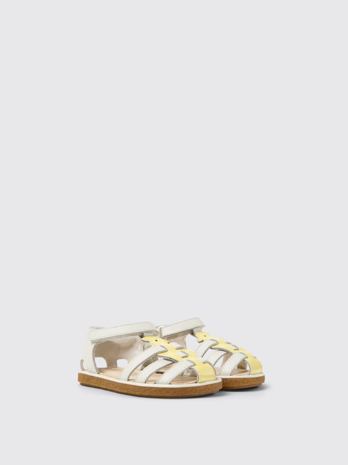 CAMPER SHOES: Camper Bicho sandals in leather, Multicolor - Img 2