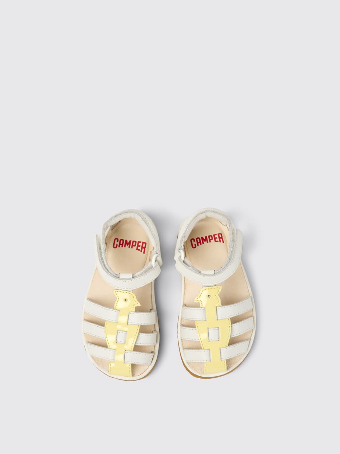 CAMPER SHOES: Camper Bicho sandals in leather, Multicolor - Img 3