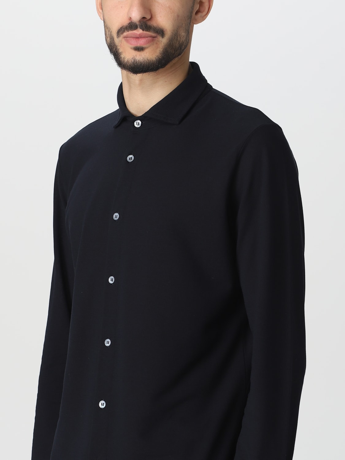 ZANONE SHIRT: Shirt men Zanone, Blue 1 - Img 3