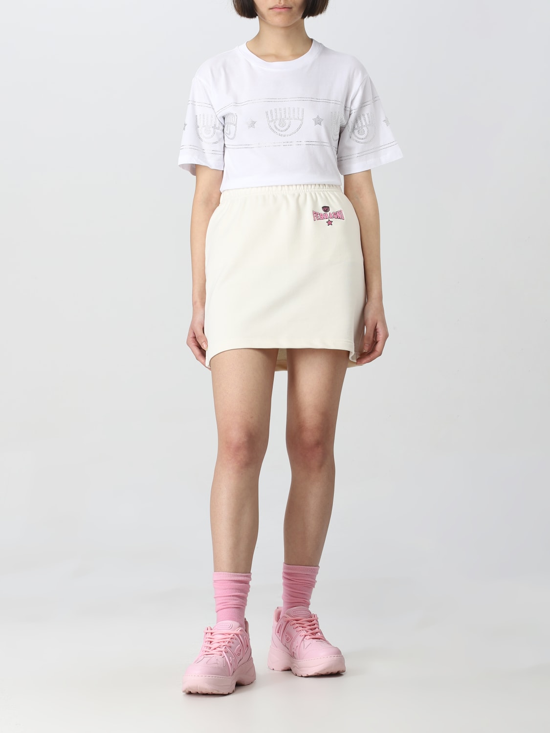 CHIARA FERRAGNI T-SHIRT: T-shirt woman Chiara Ferragni, White - Img 2