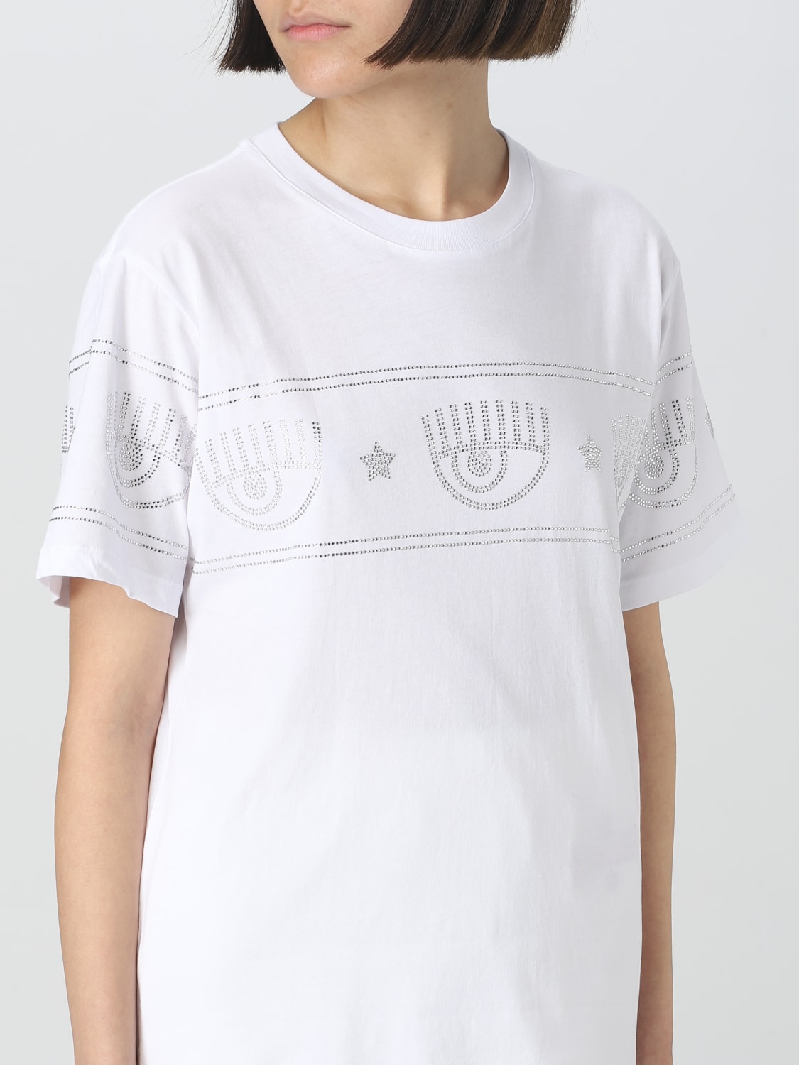 CHIARA FERRAGNI T-SHIRT: T-shirt woman Chiara Ferragni, White - Img 4
