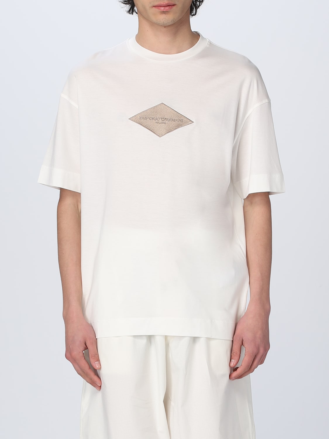 Giglio T-shirt Emporio Armani in misto cotone
