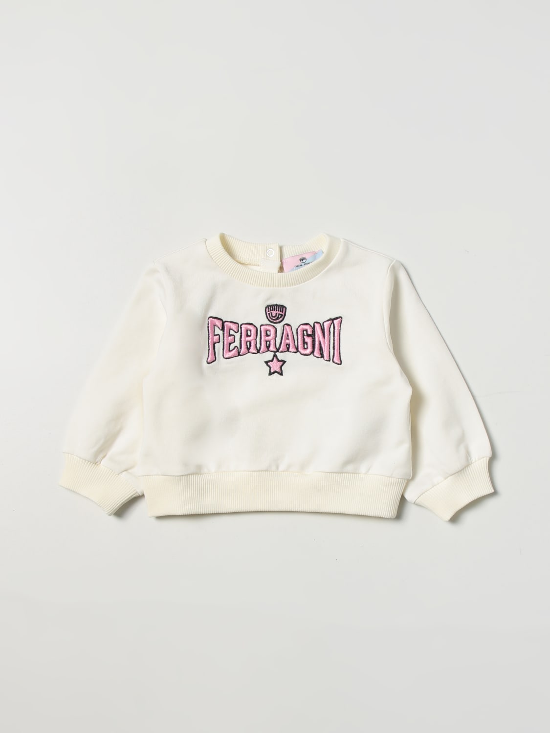 CHIARA FERRAGNI SWEATER: Sweater kids Chiara Ferragni, Ivory - Img 1