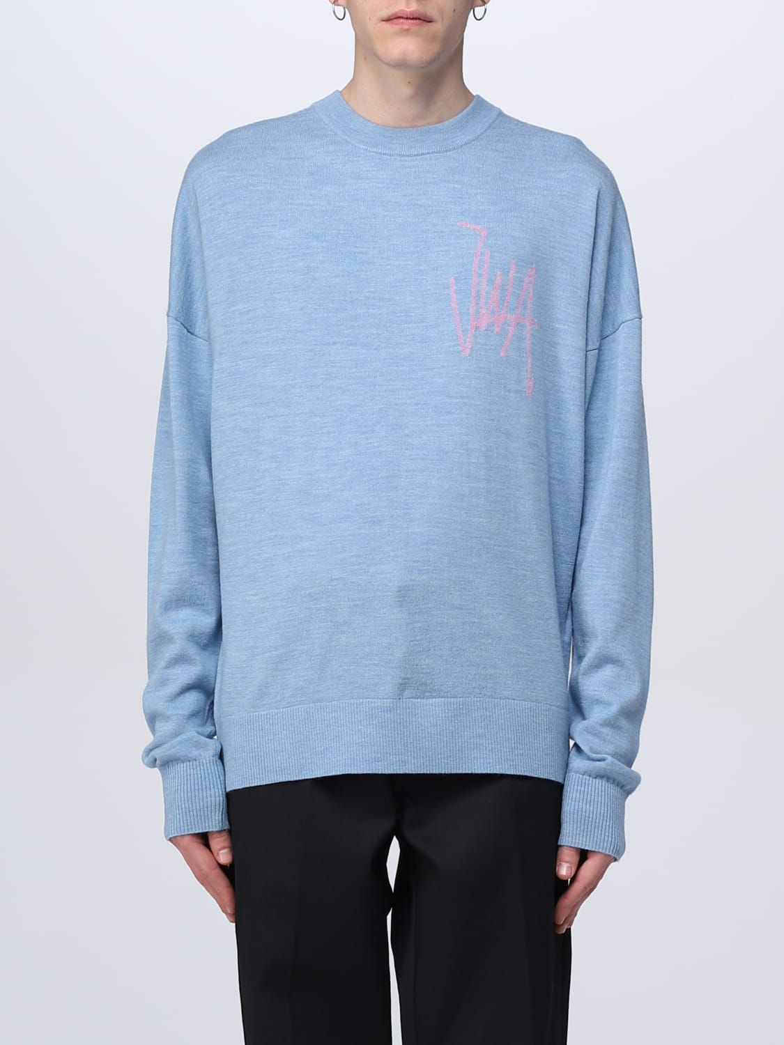 JW ANDERSON SWEATSHIRT: Sweater men Jw Anderson, Denim - Img 1