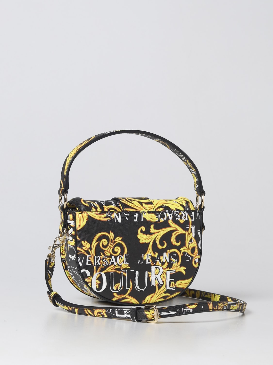 Versace Jeans Coutureアウトレット：ショルダーバッグ レディース - ブラック | GIGLIO.COMオンラインのVersace  Jeans Couture ミニバッグ 74VA4BF2ZS597