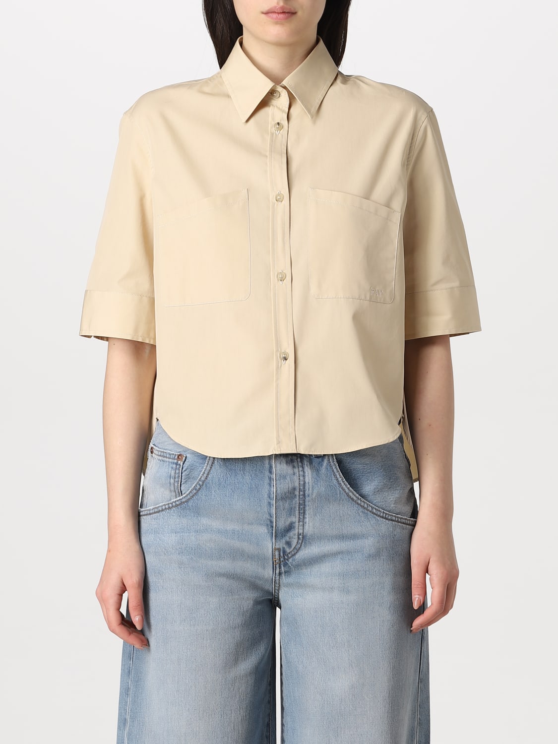FAY CAMISA: Camisa mujer Fay, Crema - Img 1