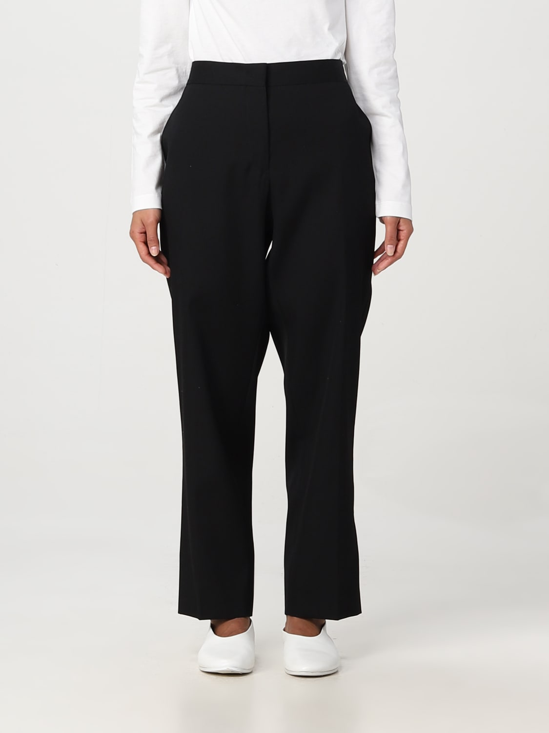 JIL SANDER PANTS: Pants woman Jil Sander, Black - Img 1