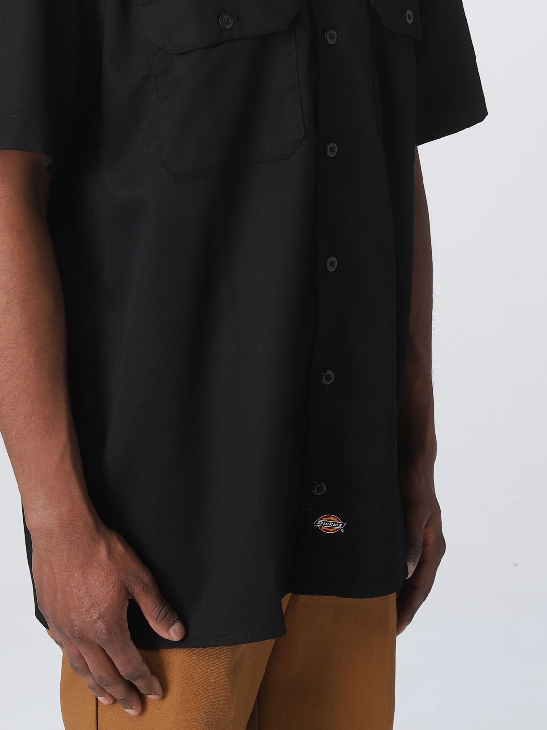 DICKIES 衬衫: 衬衫 男士 Dickies, 黑色 - Img 4