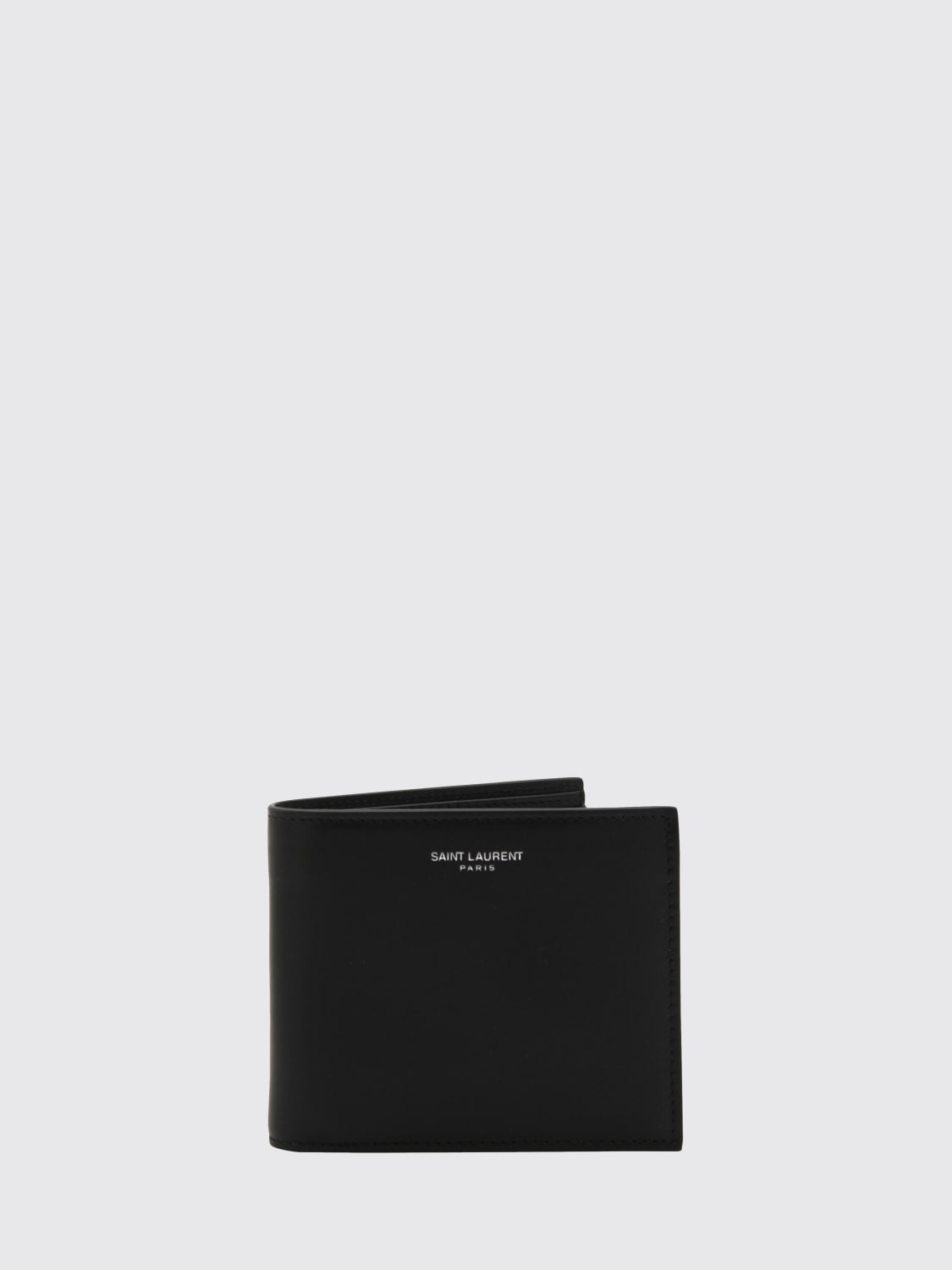 SAINT LAURENT PORTAFOGLIO: Portafoglio East/West Saint Laurent in pelle , Nero - Img 1