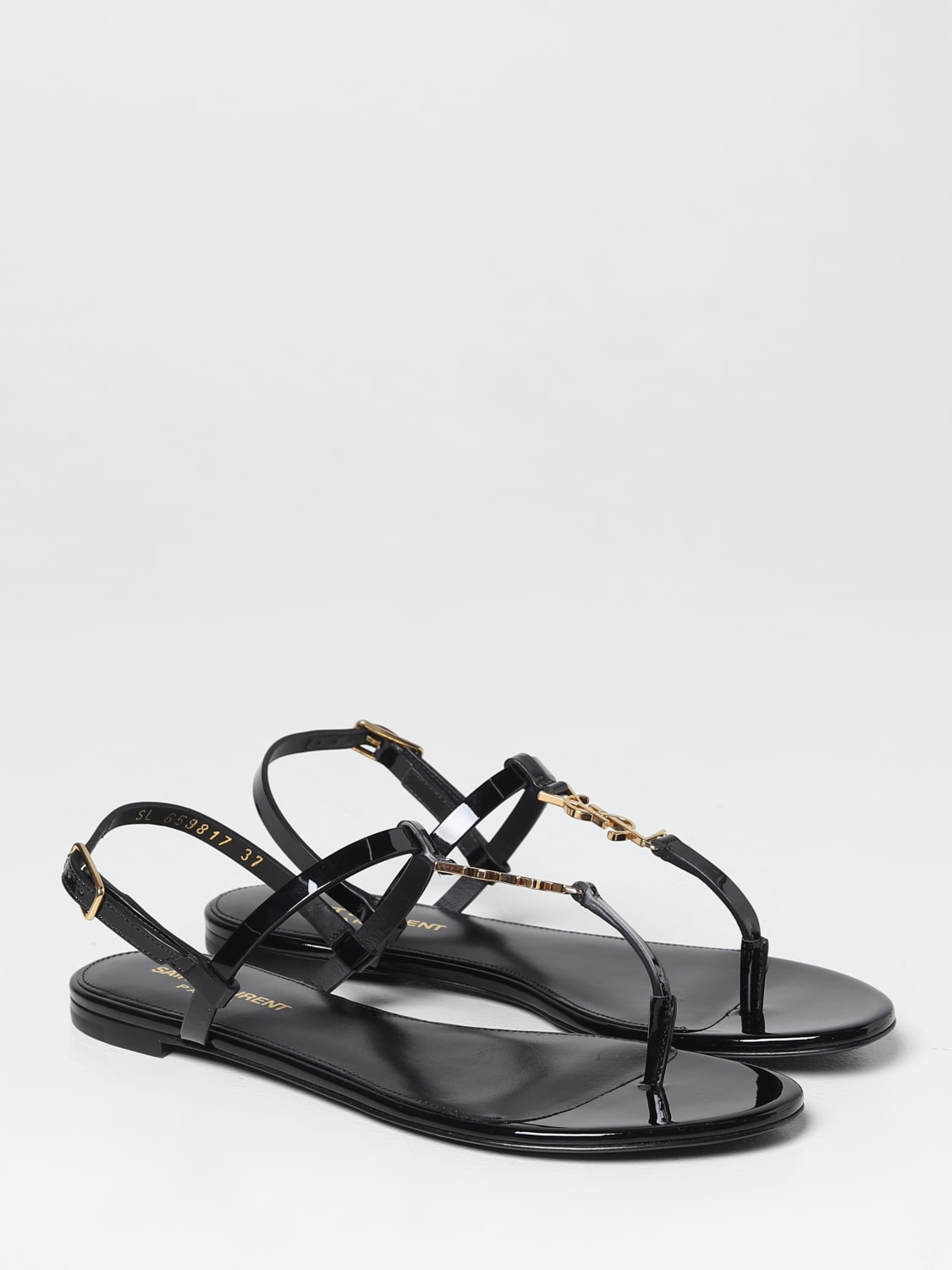 SAINT LAURENT HEELED SANDAL: Shoes woman Saint Laurent, Black - Img 2