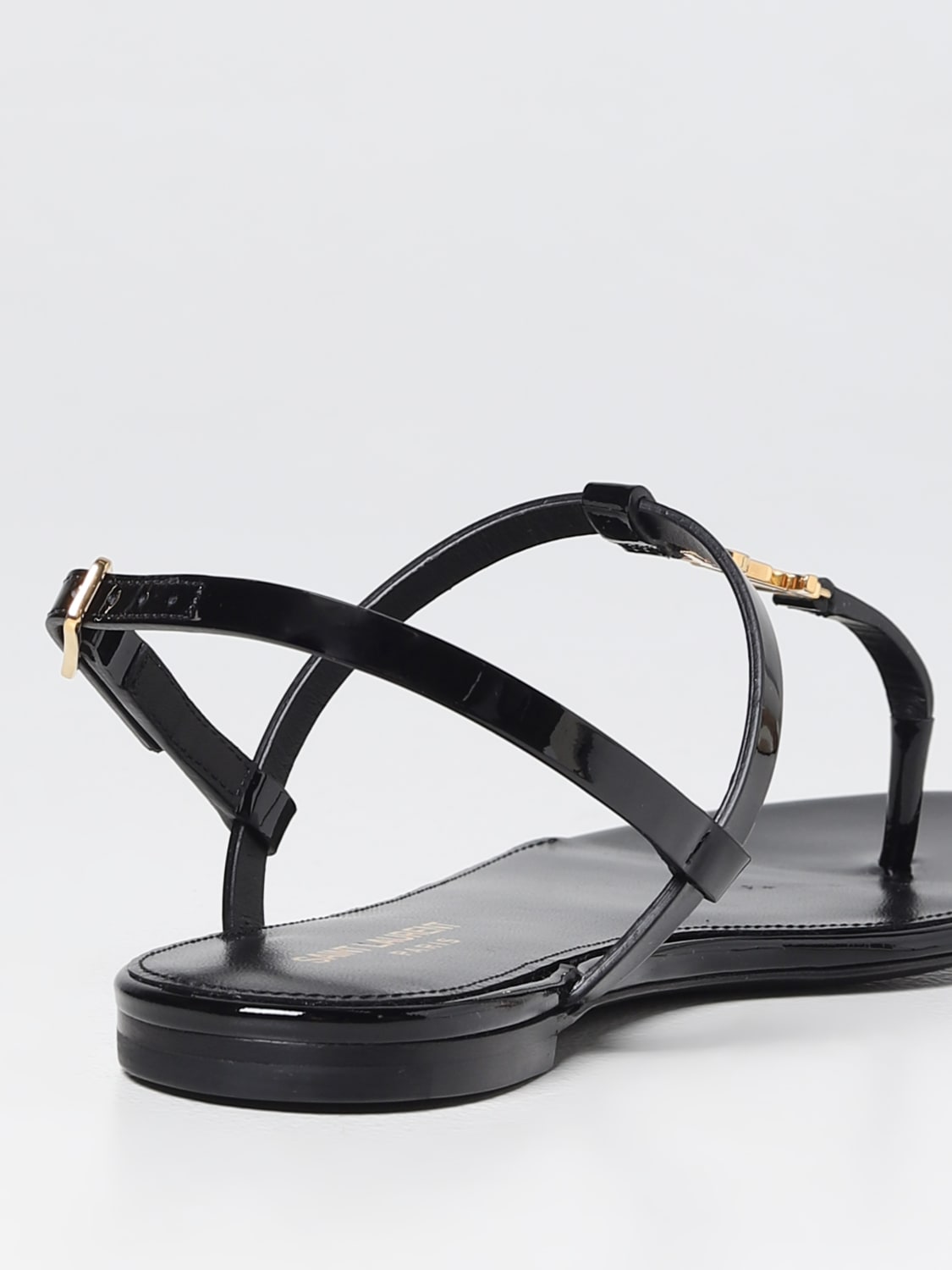 SAINT LAURENT HEELED SANDAL: Shoes woman Saint Laurent, Black - Img 3