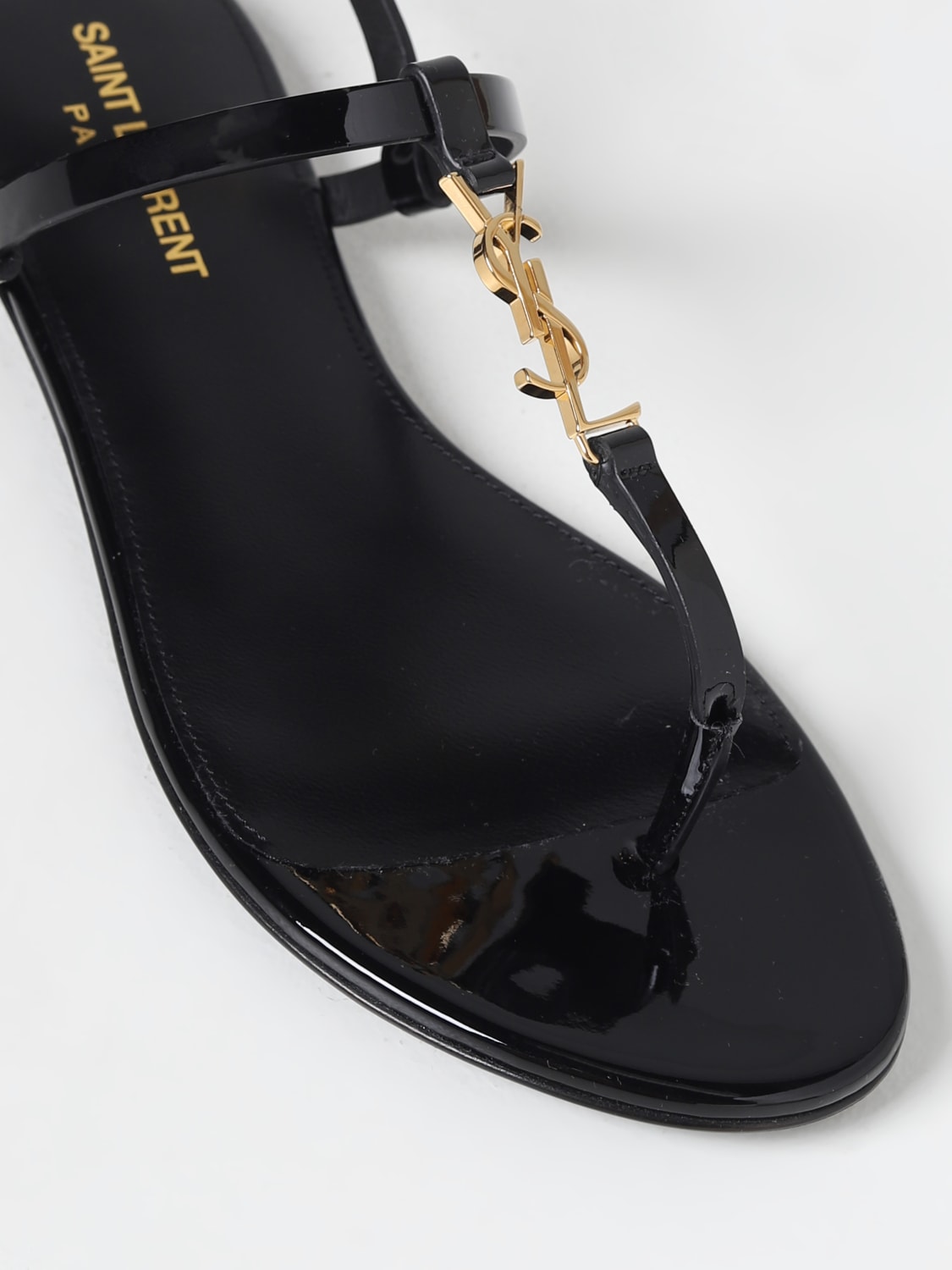 SAINT LAURENT HEELED SANDAL: Shoes woman Saint Laurent, Black - Img 4