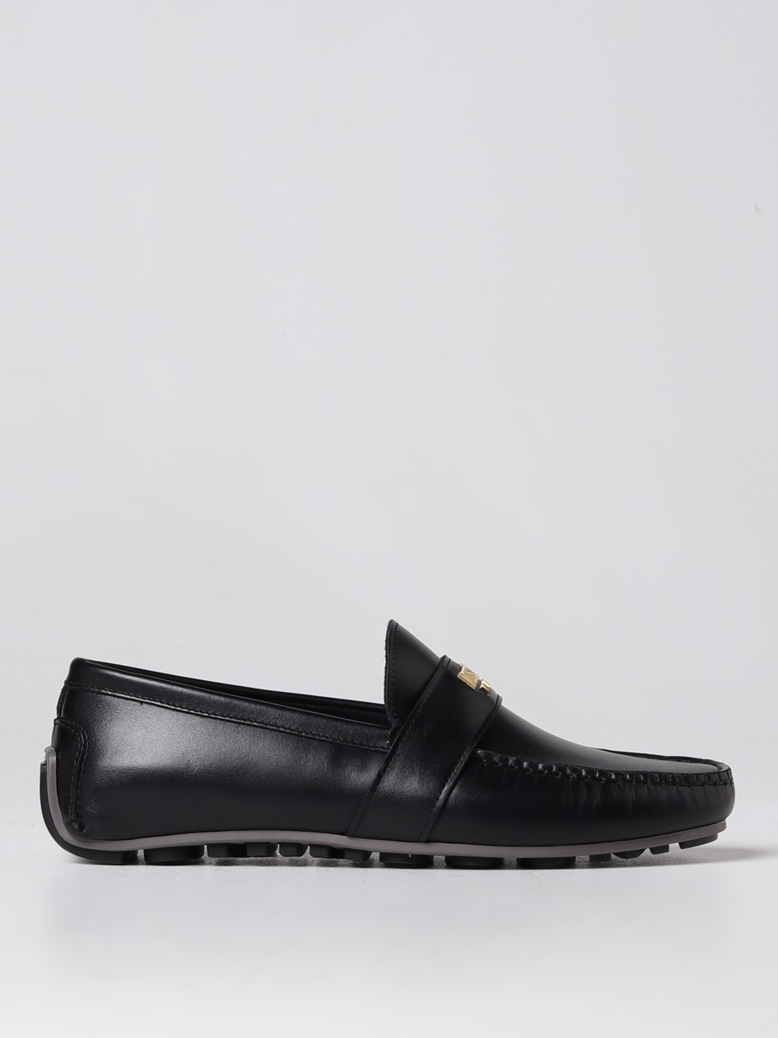 MOSCHINO COUTURE MOCASINES: Mocasines hombre Moschino Couture, Negro - Img 1