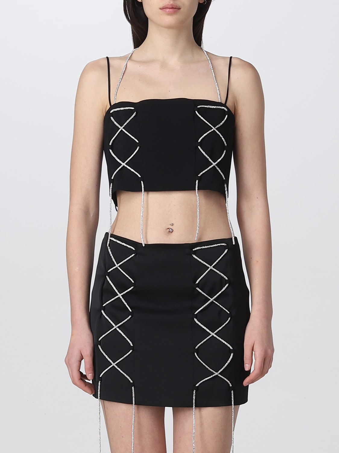 GIUSEPPE DI MORABITO TOP: Pull femme Giuseppe Di Morabito, Noir - Img 1