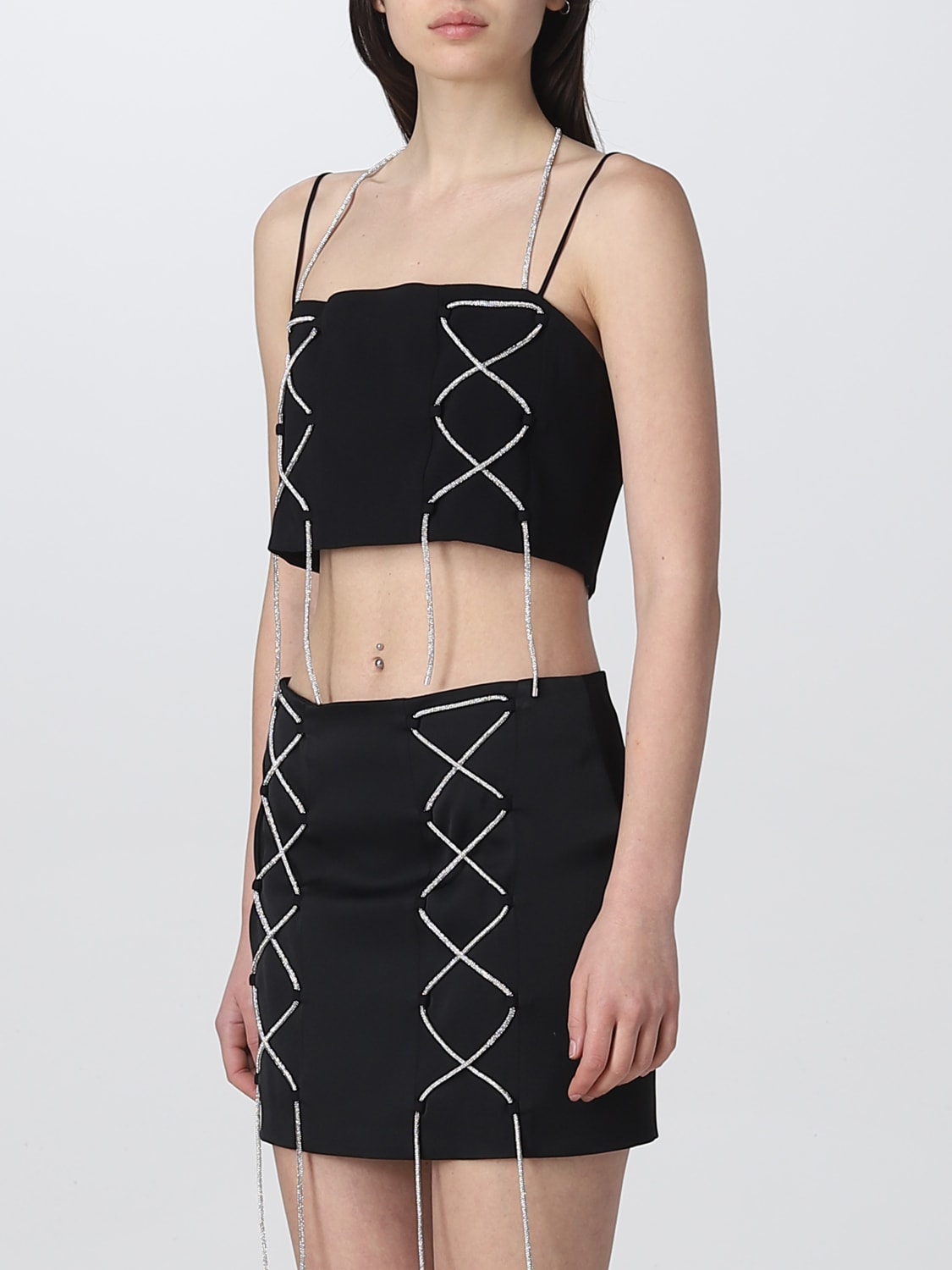 GIUSEPPE DI MORABITO TOP: Pull femme Giuseppe Di Morabito, Noir - Img 4