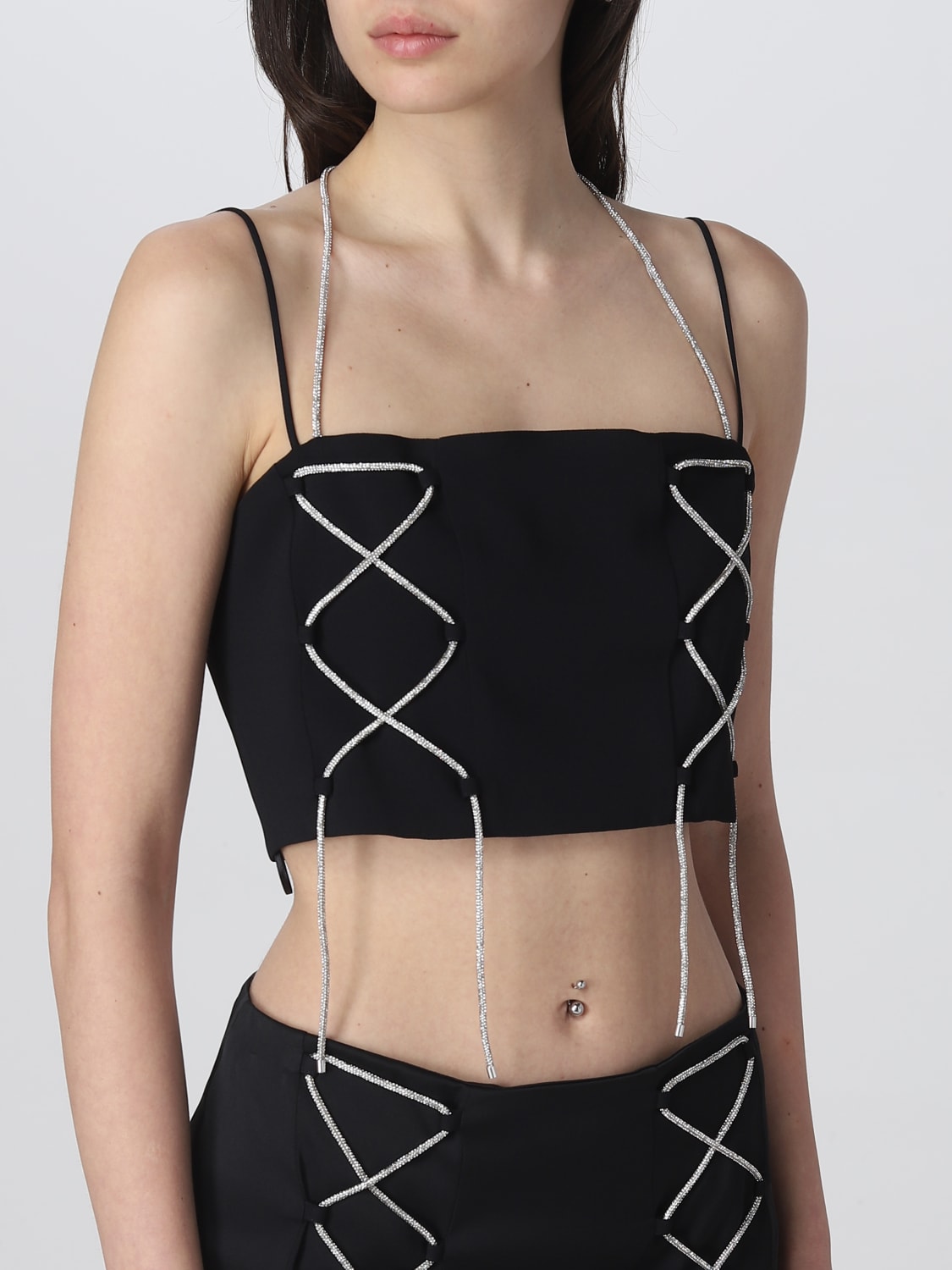 GIUSEPPE DI MORABITO TOP: Pull femme Giuseppe Di Morabito, Noir - Img 5