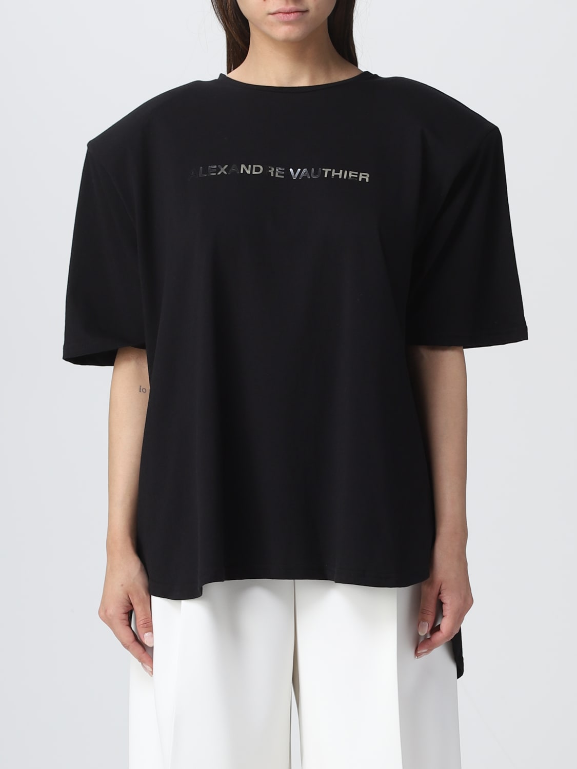 ALEXANDRE VAUTHIER T-SHIRT: T-shirt woman Alexandre Vauthier, Black - Img 1