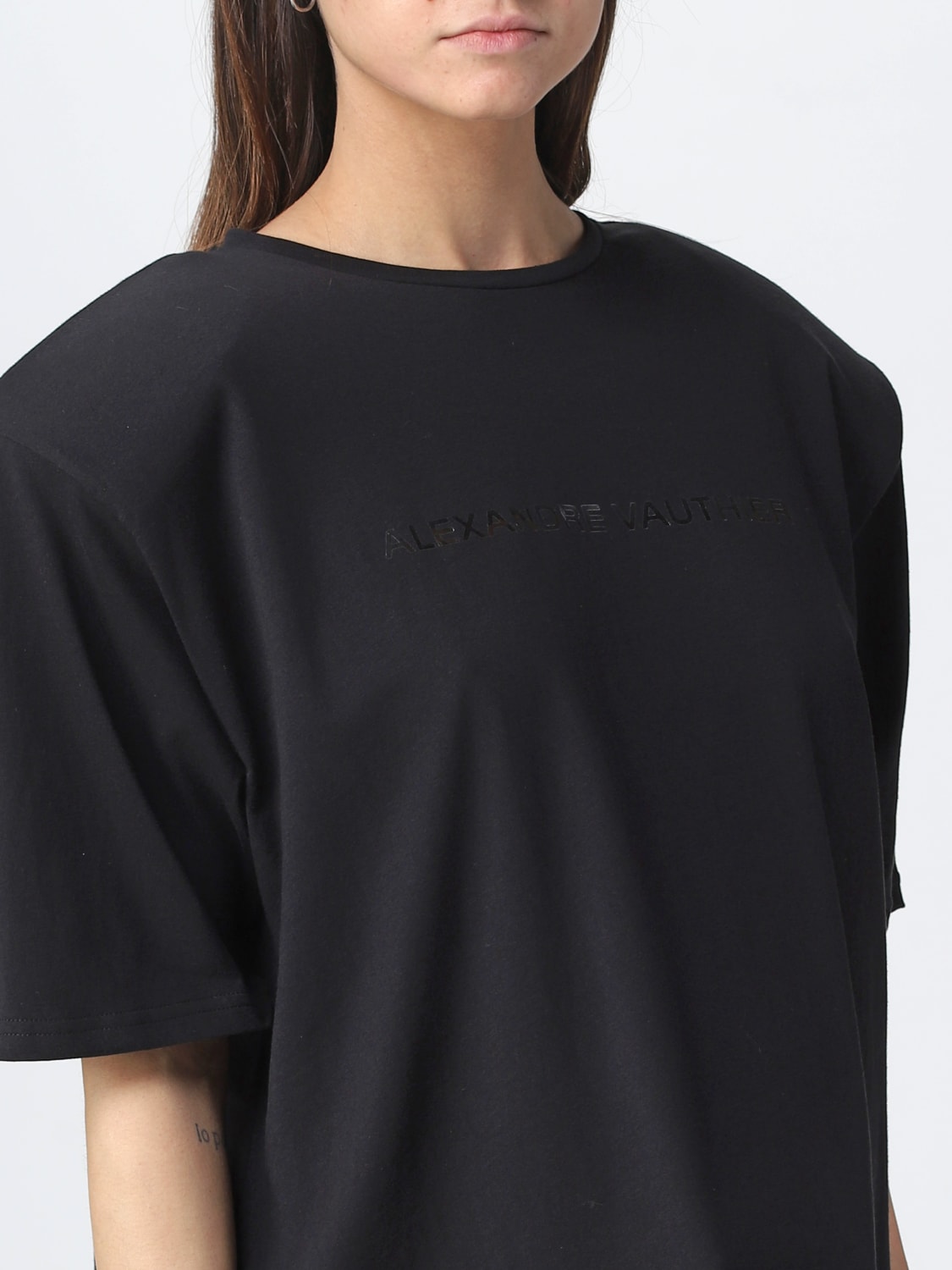 ALEXANDRE VAUTHIER T-SHIRT: T-shirt woman Alexandre Vauthier, Black - Img 5