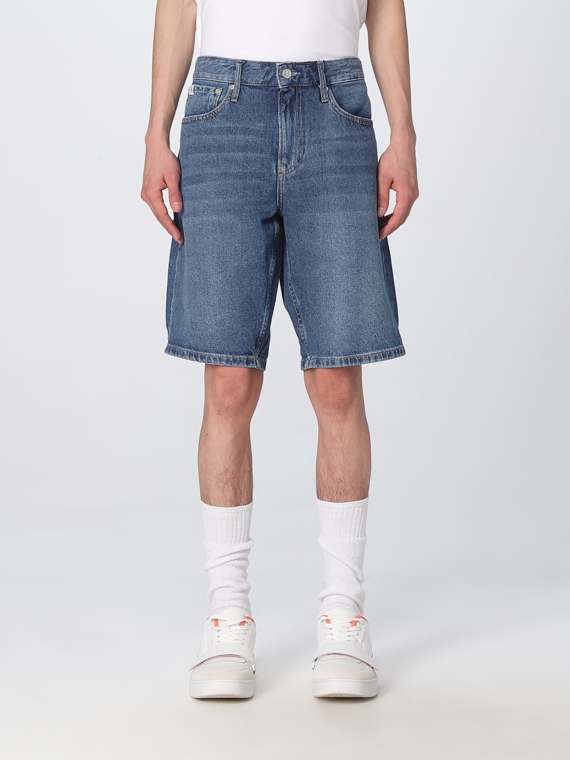 CALVIN KLEIN JEANS SHORTS: Shorts herren Calvin Klein Jeans, Denim - Img 1